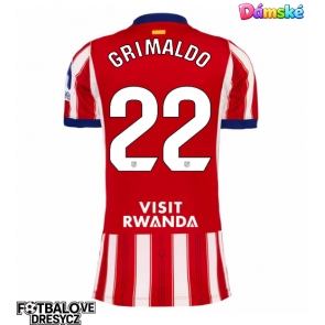 Atletico Madrid Alejandro Grimaldo #22 Dámské Domácí Dres 2026-27 Krátký Rukáv